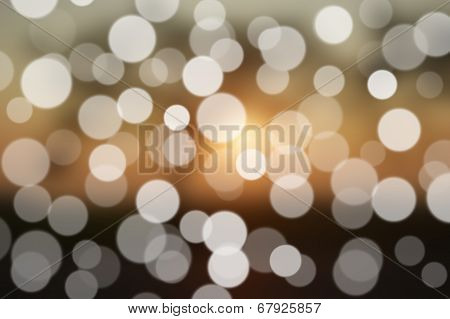 Christmas Holiday Lights Bokeh Background