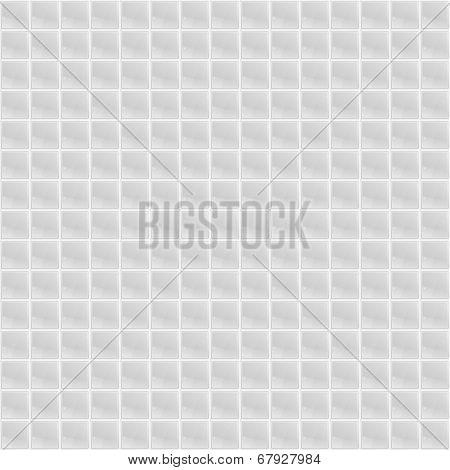 White Pattern Tetrahedral Mosaic