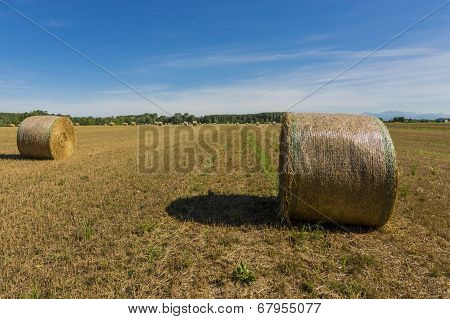hay bales