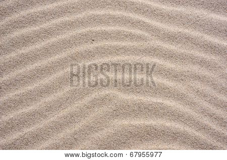 Sand texture. Sand of dunes on Baltic beach in Ustka, Poland. Natural textured backdrop.