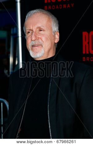 NEW YORK-MAR 13: Director James Cameron attends the 'Rocky' Broadway opening night at the Winter Garden Theatre on March 13, 2014 in New York City.