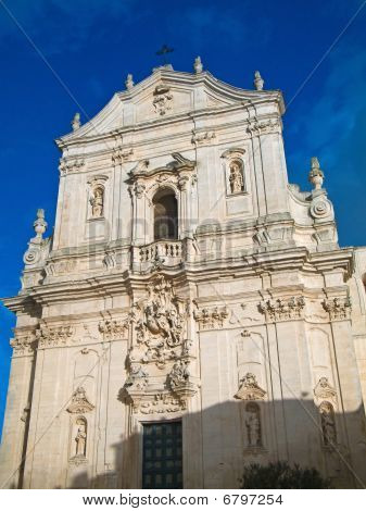 St. Martin-katedralen. Martina Franca. Apulien.