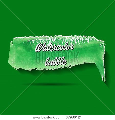 Spech Bubble Background Flat Vector Illustration