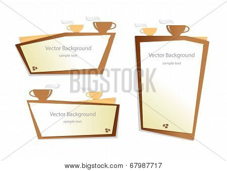 vector coffee background graphic