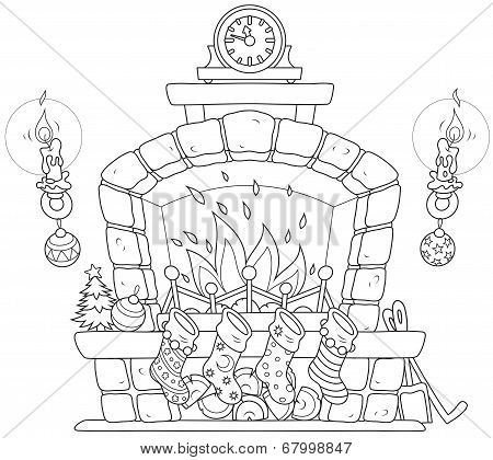 Christmas Fireplace