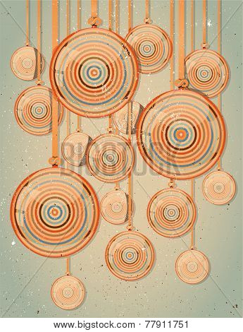 Retro greeting card.