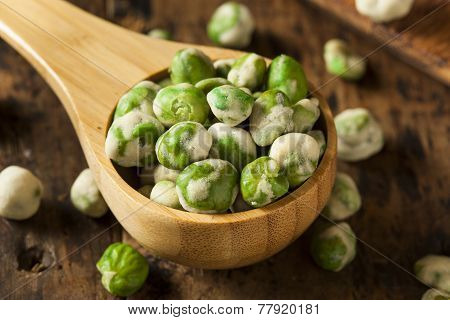 Homemade Dry Spice Wasabi Peas