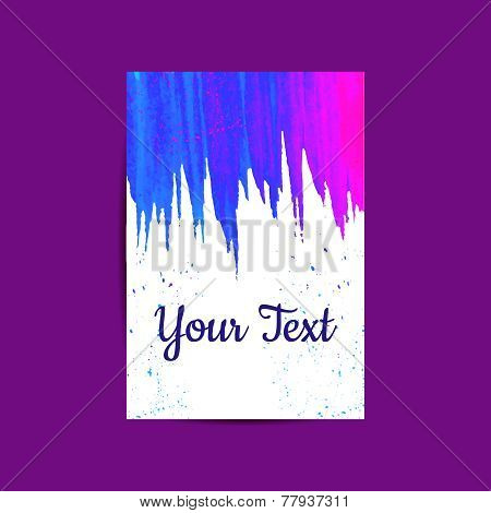 Corporate Identity watercolor template