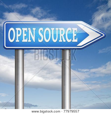 open source program software program or economy freeware internet data computer sharing 
