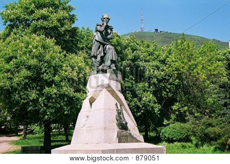 Pyatigorsk.Monument Lermontov.