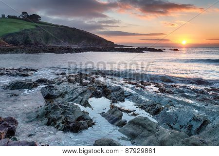 Talland Bay In Cornwall