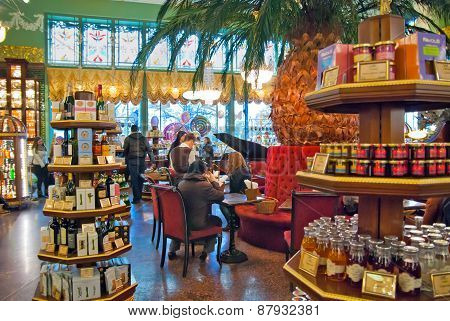Saint-Petersburg. Russia. Kupetz Eliseevs Food Hall