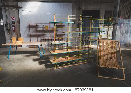 Furniture At Fuorisalone 2015 At Ventura Lambrate Space In Milan, Italy