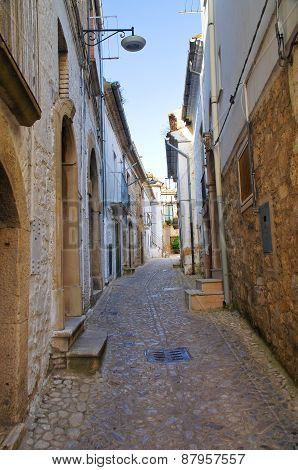Alleyway. Bovino. Puglia. Southern Italy.