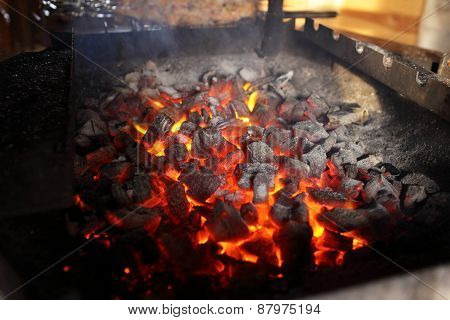 Burning Coal