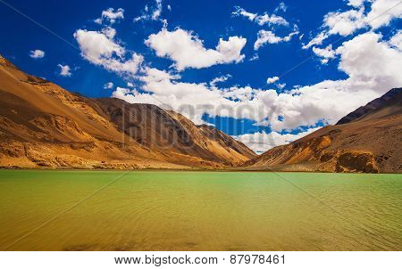 Pangong Tso, Beautiful Himalayan Lake, Ladakh, Northern India