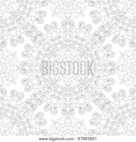 White water drops. Seamless texture. Vector.