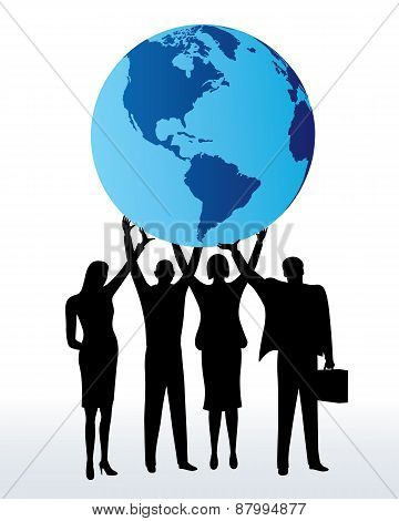 Young business people