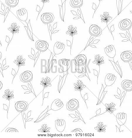 Doodle flowers