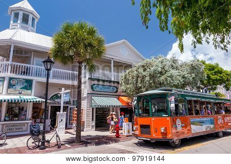 View Of Downtown Key West, Florida