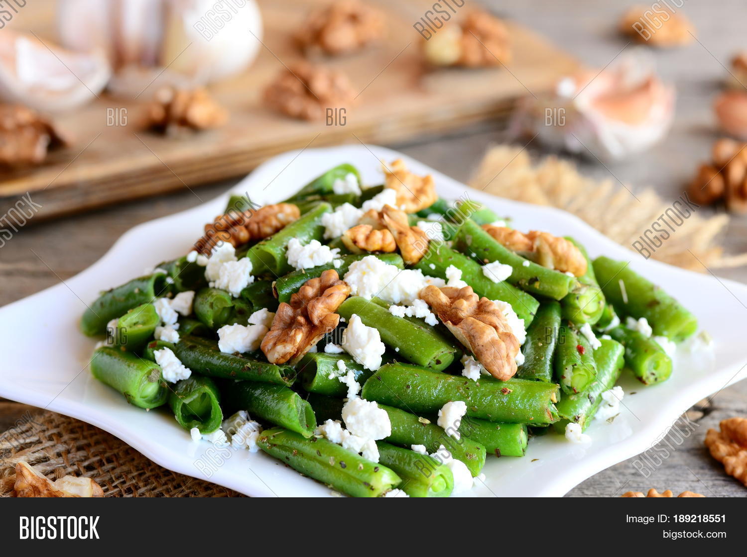 Vinegar Oil Green Bean Image Photo Free Trial Bigstock