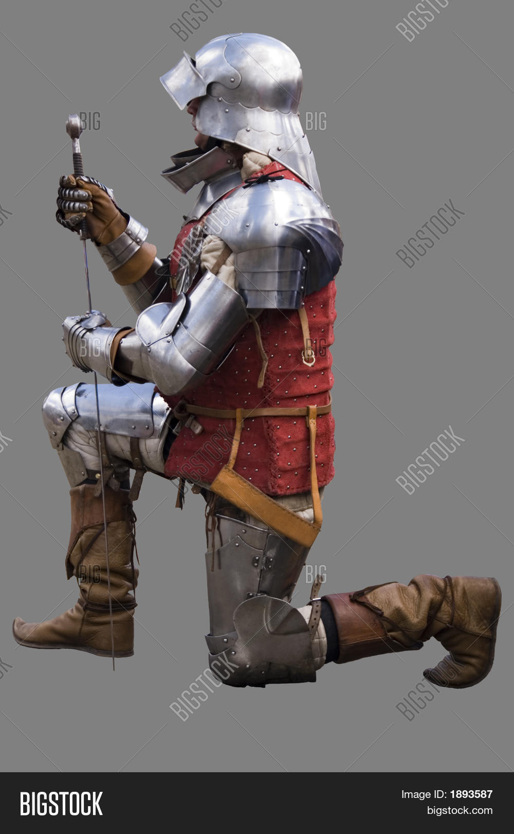 Knight On Bended Knees Image & Photo (Free Trial) Bigstock