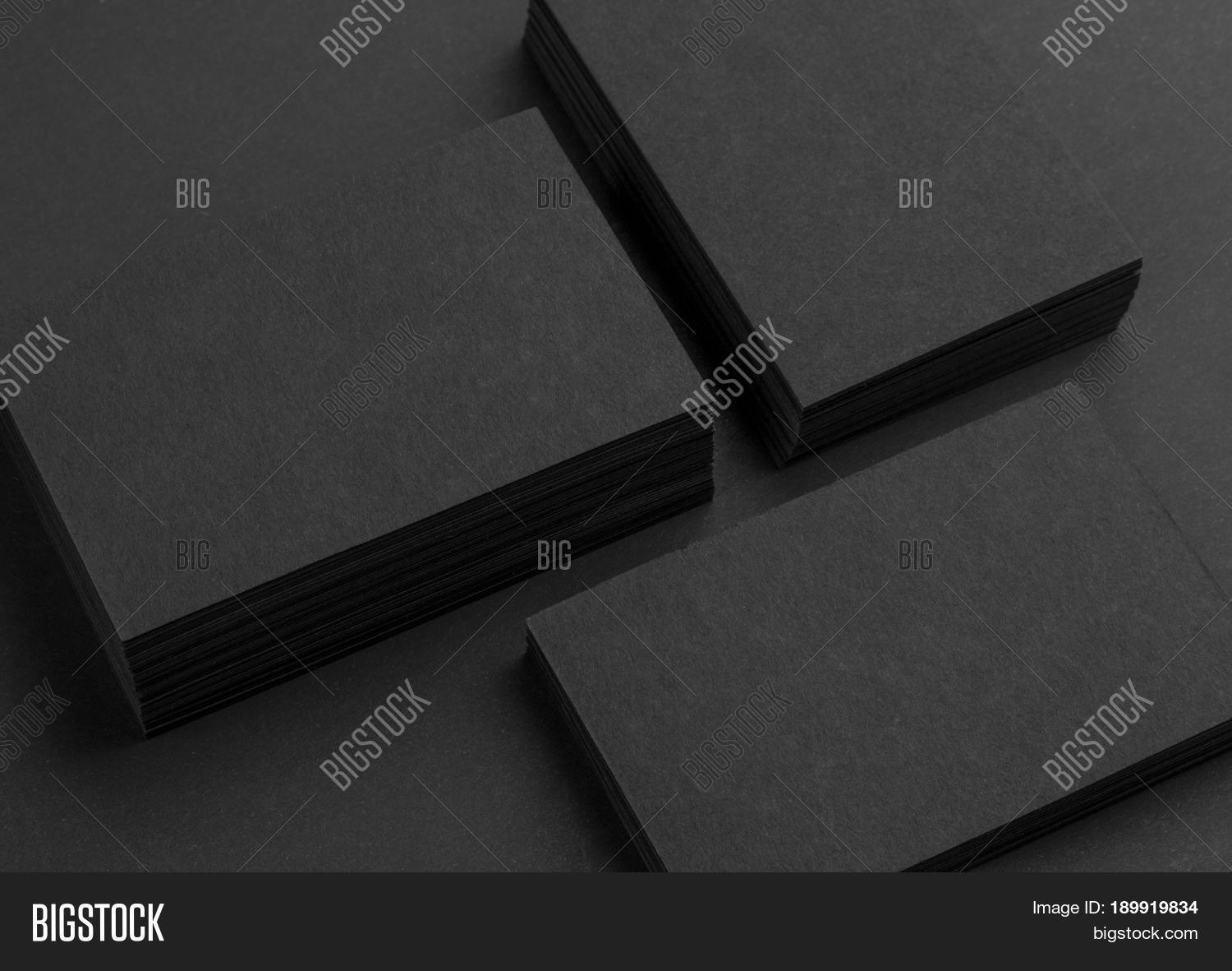 Black Business Cards Image & Photo (Free Trial) | Bigstock