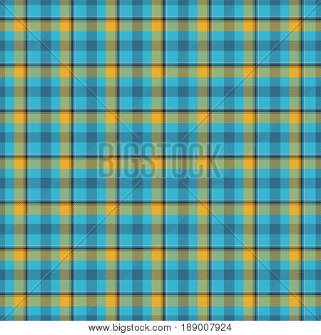 Blue tartan pattern design tablecloth style background
