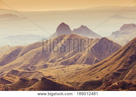 Big Bend National Park Chisos Mountains Texas Usa
