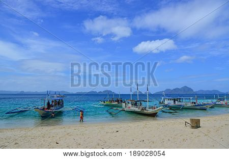 Tropical Sea In Palawan, Philippines