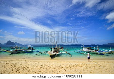 Tropical Sea In Palawan, Philippines