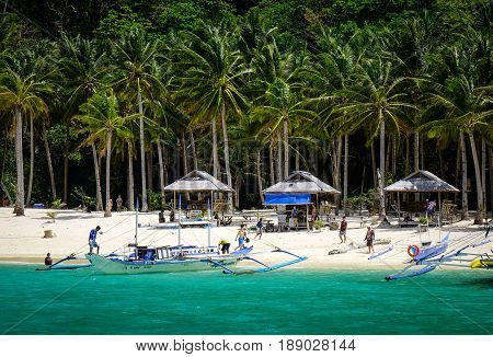 Tropical Sea In Palawan, Philippines