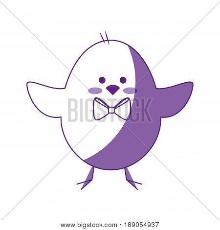 Little chicken cartoon icon vector illustration graphic design