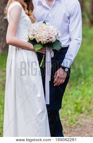 wedding in the forest