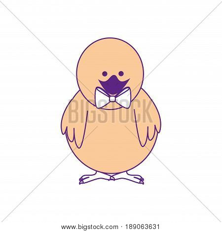 Little chicken cartoon icon vector illustration graphic