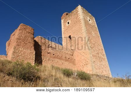 Tower of San Cristobalwalls (S. XIV )Daroca. Zaragoza province Aragon Spain