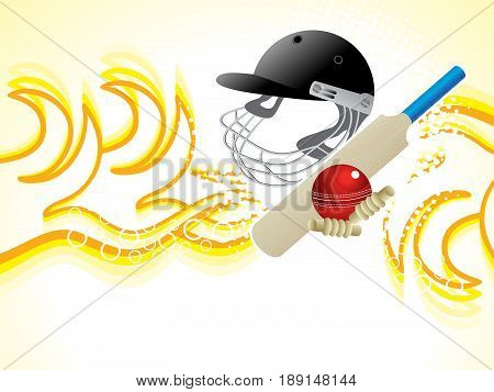 abstract cricket detailed heat background vector illustration
