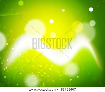Shiny wave, magic light efffect abstract background