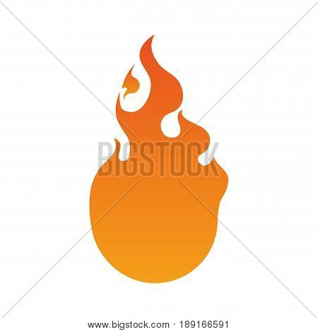 Fire burn flamme icon vector illustration graphic design