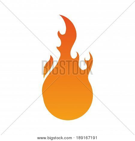 Fire burn flamme icon vector illustration graphic design