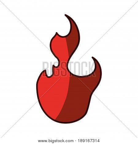 Fire burn flamme icon vector illustration graphic design