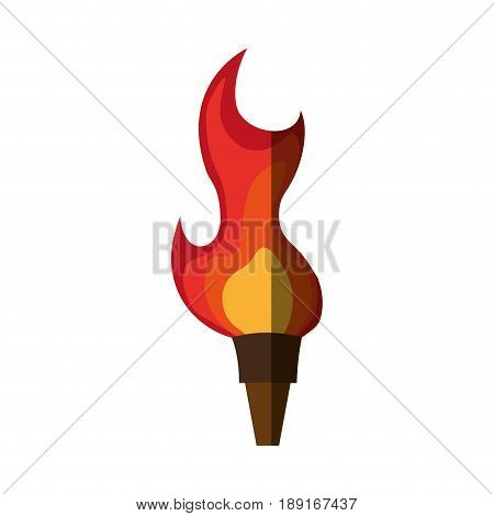 Fire burn flamme icon vector illustration graphic design