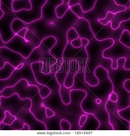 abstrakte Neon Lila Rosa Strom oder Neuron Linien über schwarz, nahtlos tillable als Muster