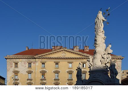 Piata Libertattii Timisoara Transylvania Romania square day people city