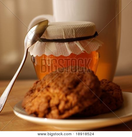 Galletas y miel