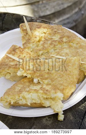Potato And Onion Omelette