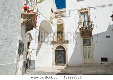Porta St. Nicola. Martina Franca. Puglia. Italy.