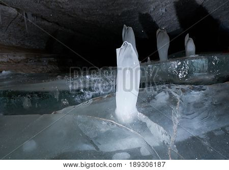 Ice Stalactites