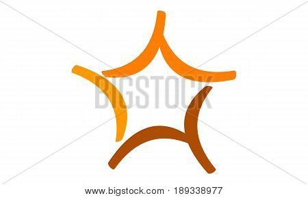 This image describe about Star Logo Template
