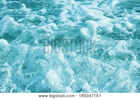 sea water texture backgrund. wave of sea water from nature